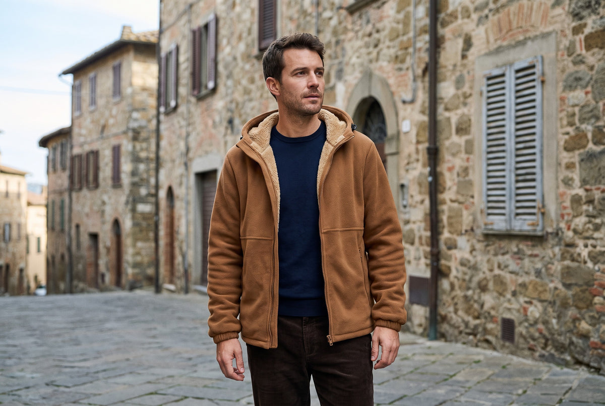 Albenga Fleece-Lined Hooded Jacket