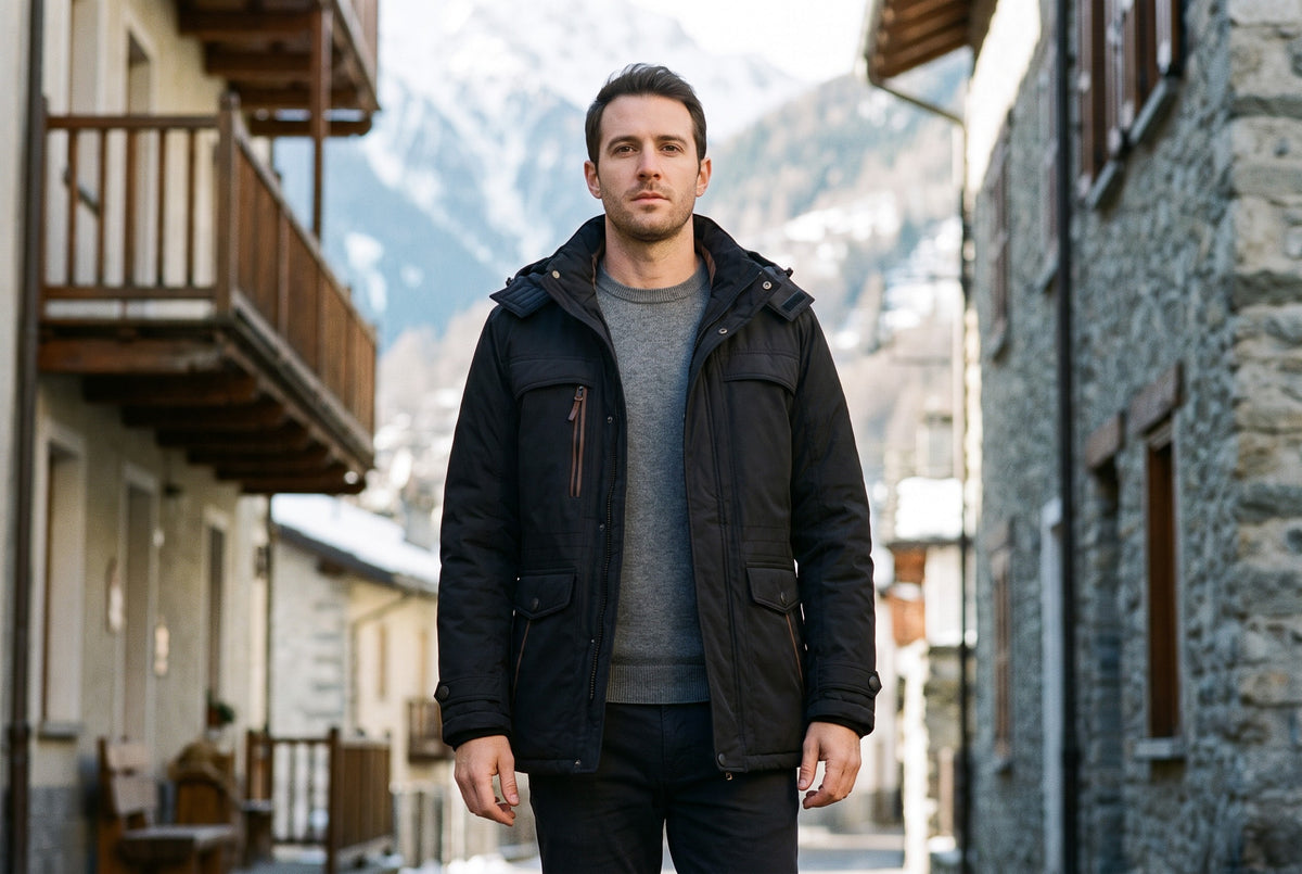 Chivasso Fleece-Lined Utility Parka