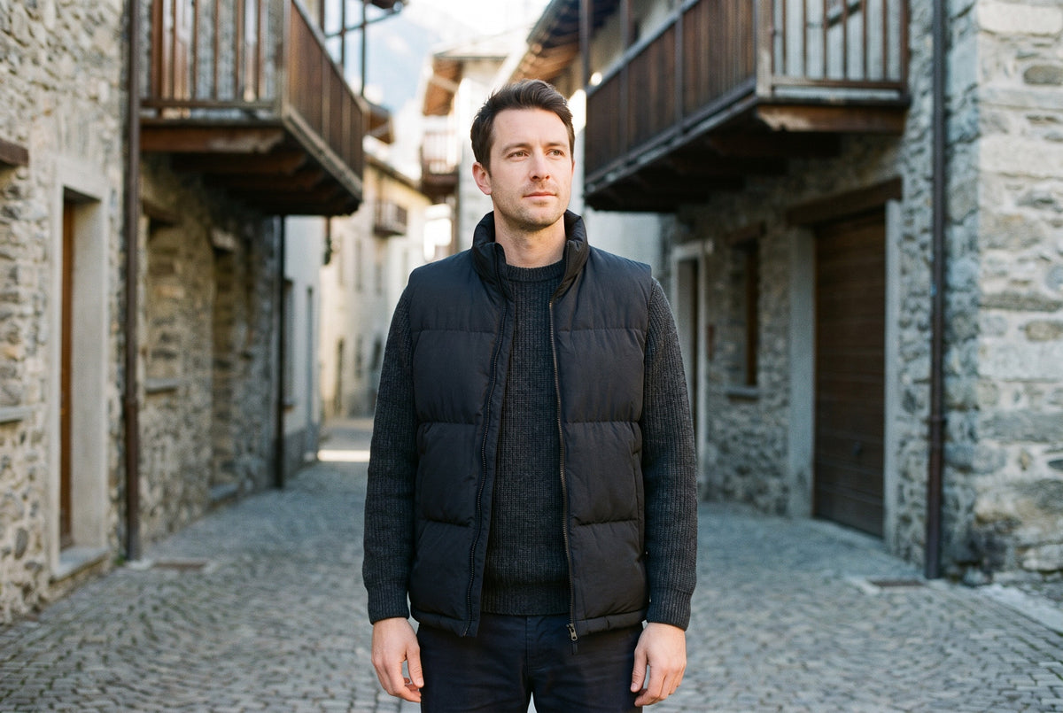 Cotignola Stand-Collar Puffer Vest