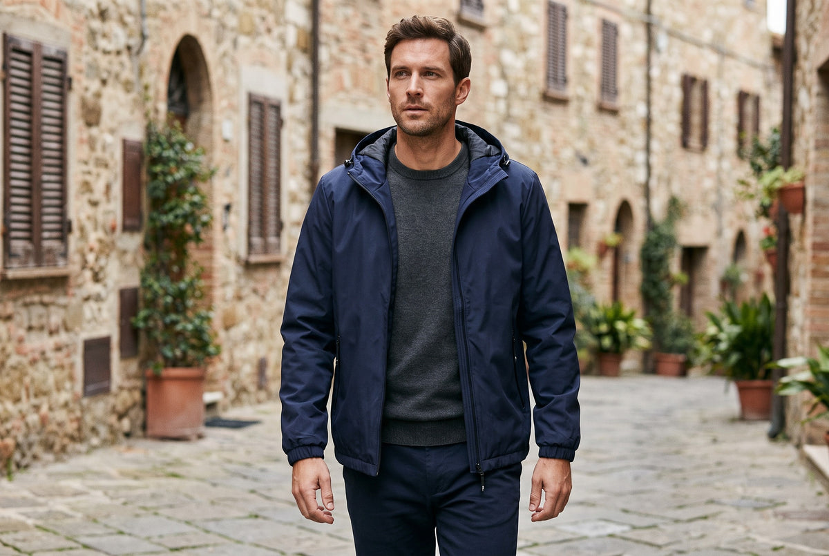Fermo Minimal Hooded Zip Jacket