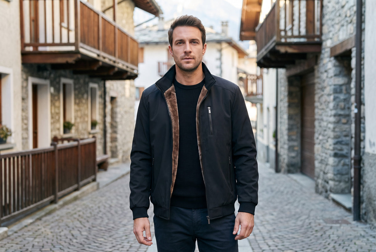 Lainate Fleece-Lined Zip Jacket