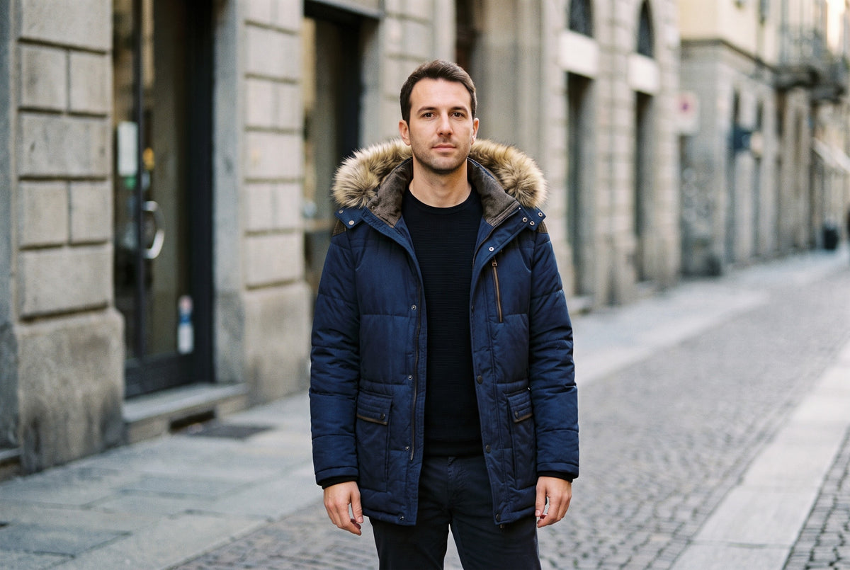 Massarosa Faux Fur Trim Hooded Parka