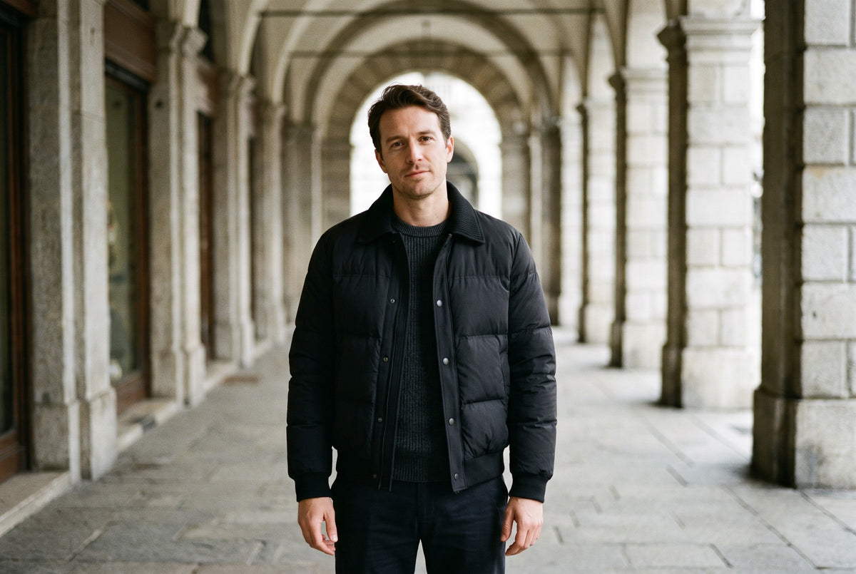 Pelago Rib-Collar Puffer Jacket