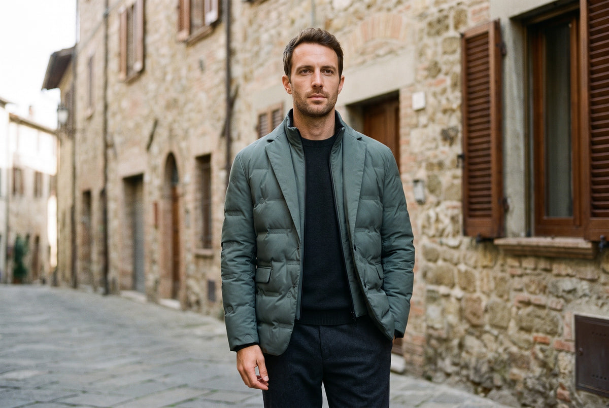 Terrasini Quilted Padded Blazer