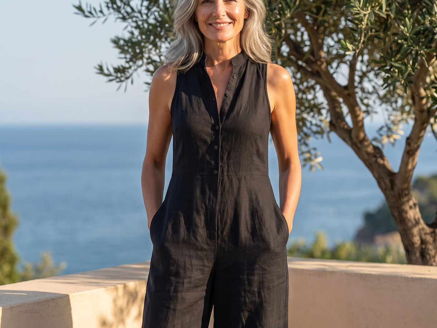 Wide-Leg Jumpsuit