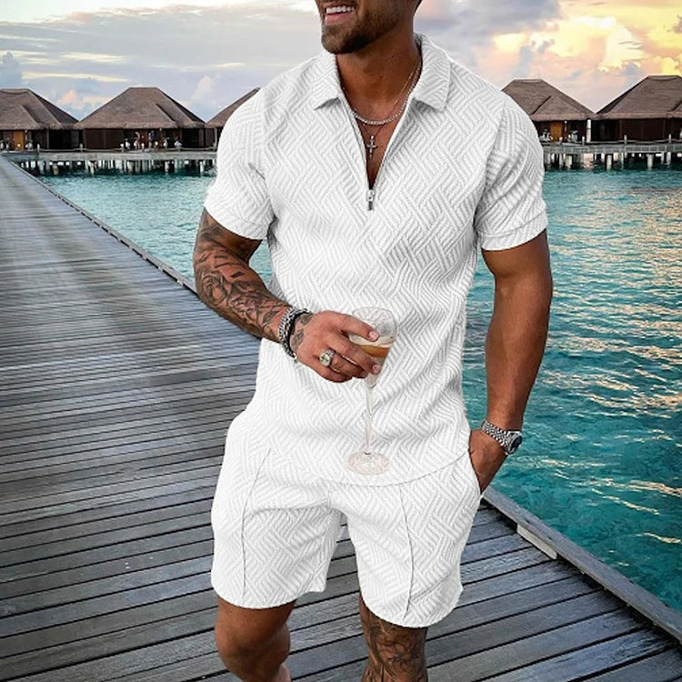 Olbia Zip Polo Set - lifestyle 2