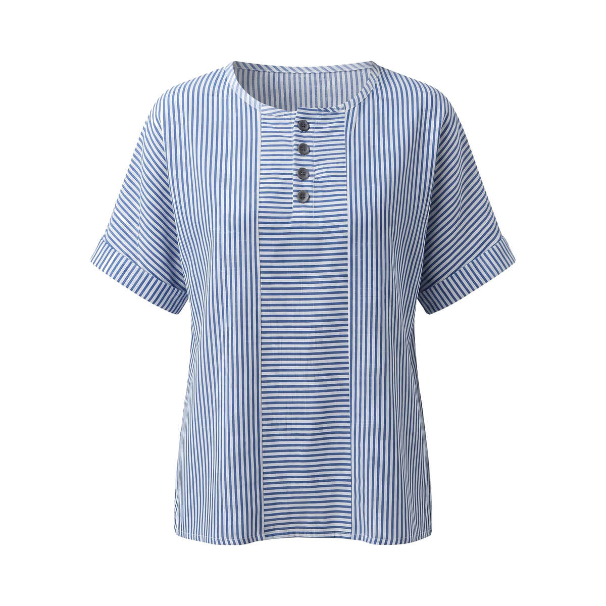 Striped Button Top - product cover