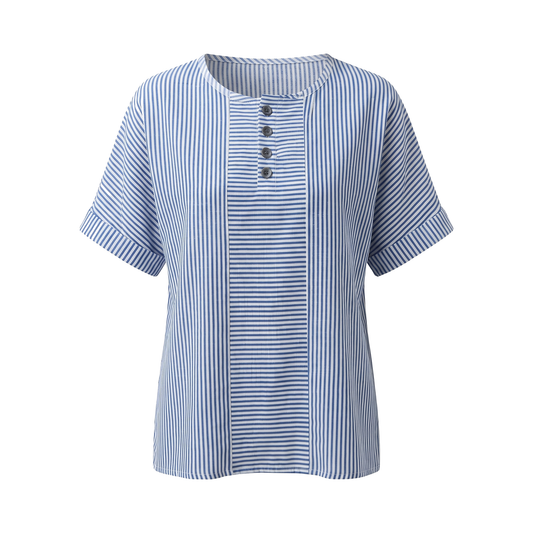 Striped Button Top - product cover