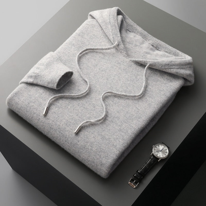 Sestriere Hooded Knit - Light Gray