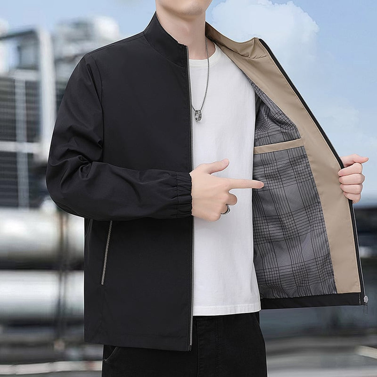 Imola Collar Jacket - lifestyle 9
