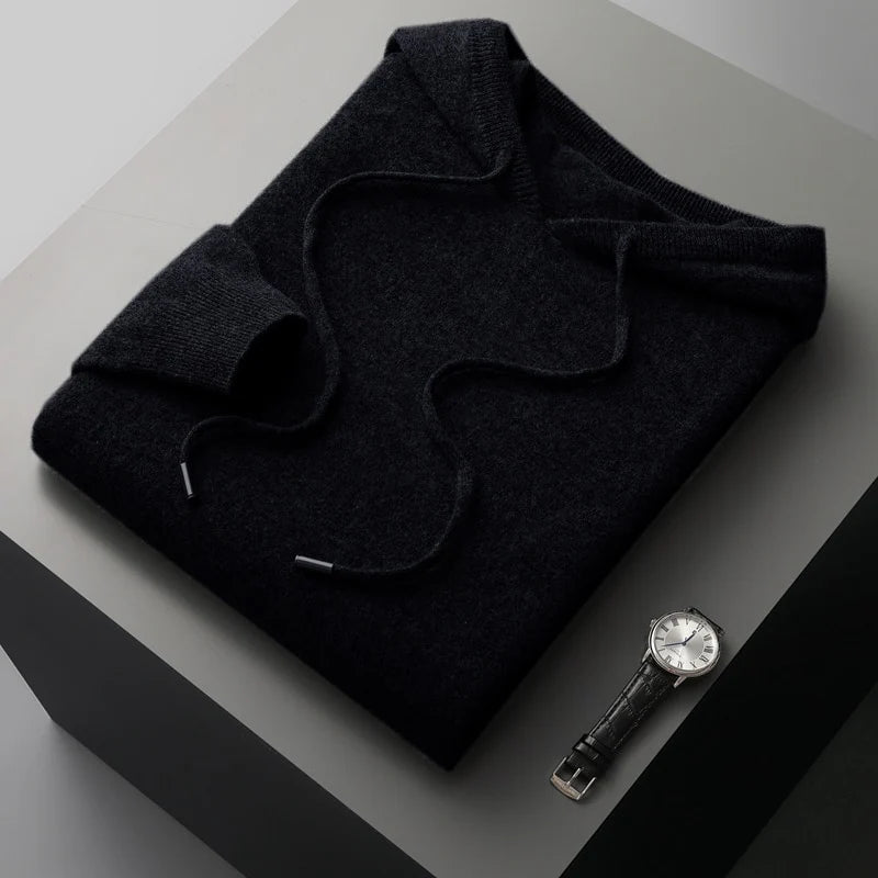 Sestriere Hooded Knit - Black