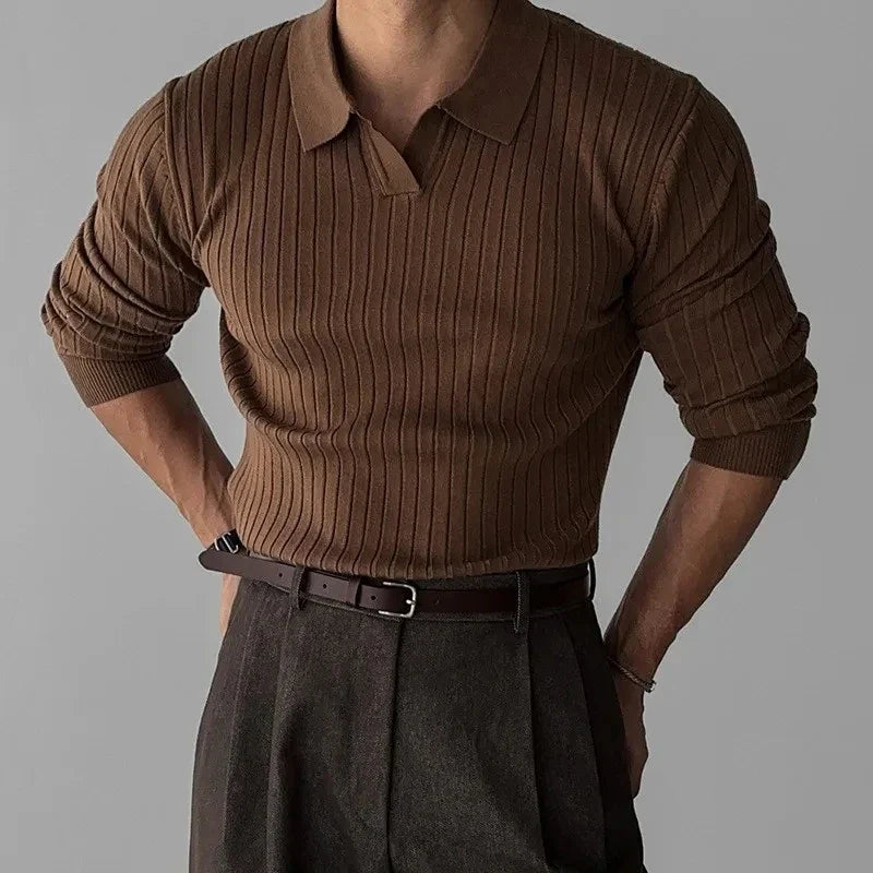 Roma Ribbed Polo