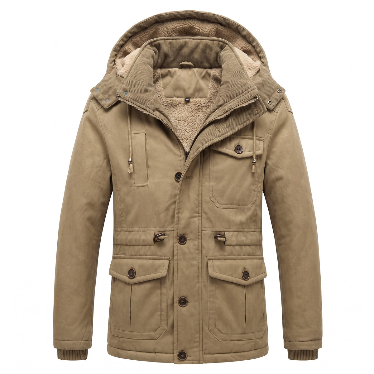 Alassio Fleece-Lined Hooded Field Jacket - cover