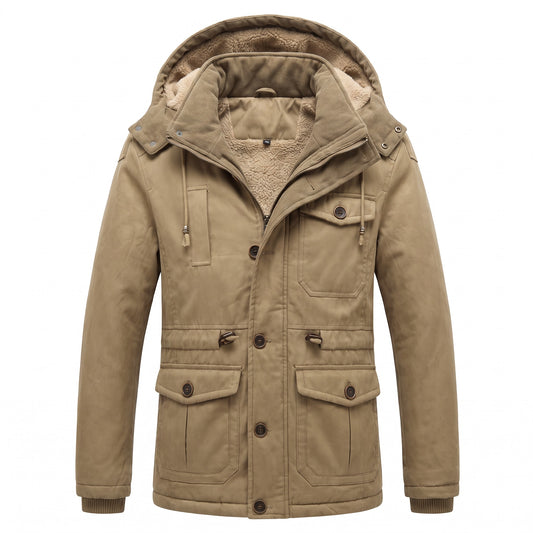 Alassio Fleece-Lined Hooded Field Jacket - cover