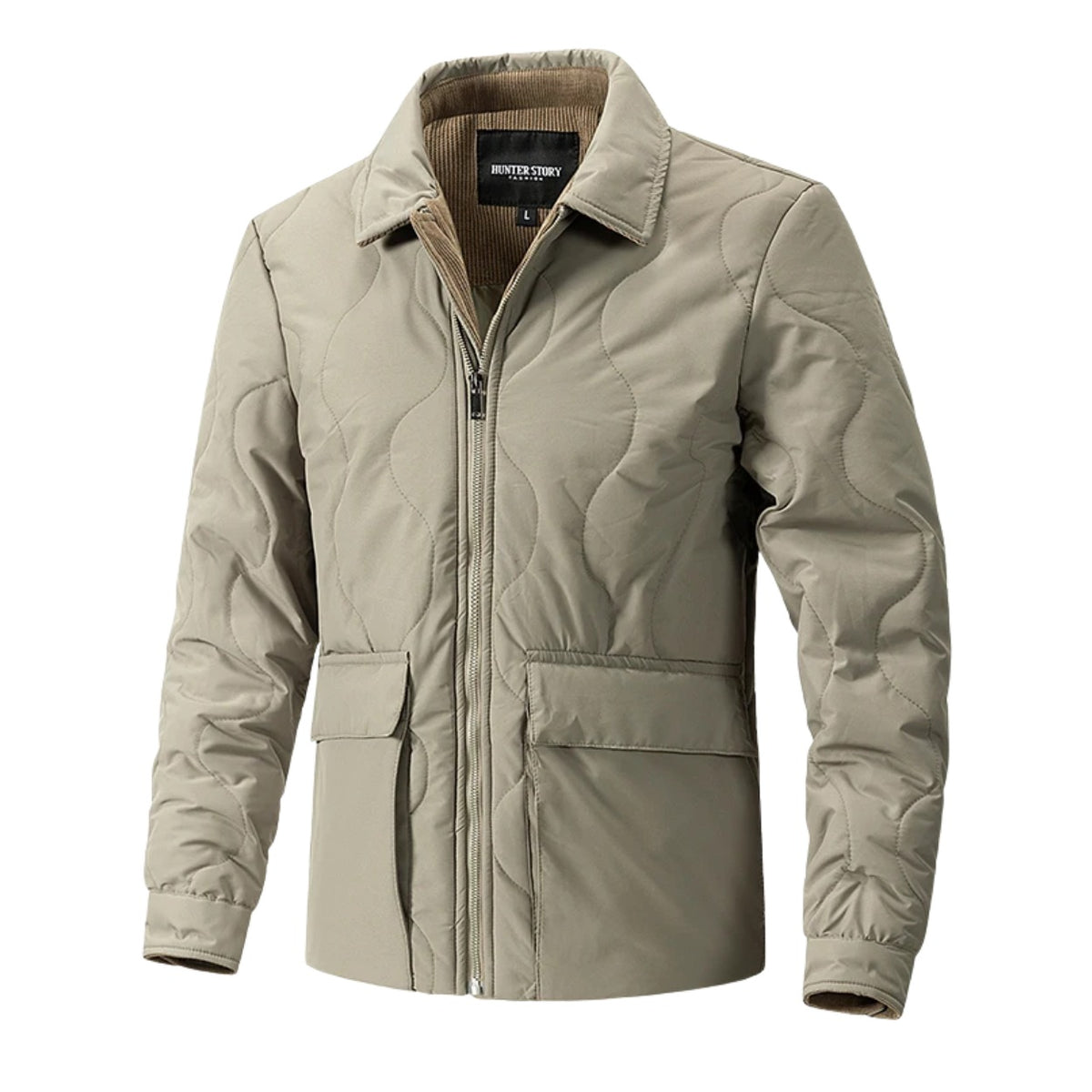 Albanella Wave-Quilted Collared Jacket - photo 1