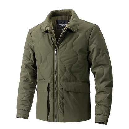 Albanella Wave-Quilted Collared Jacket - Green