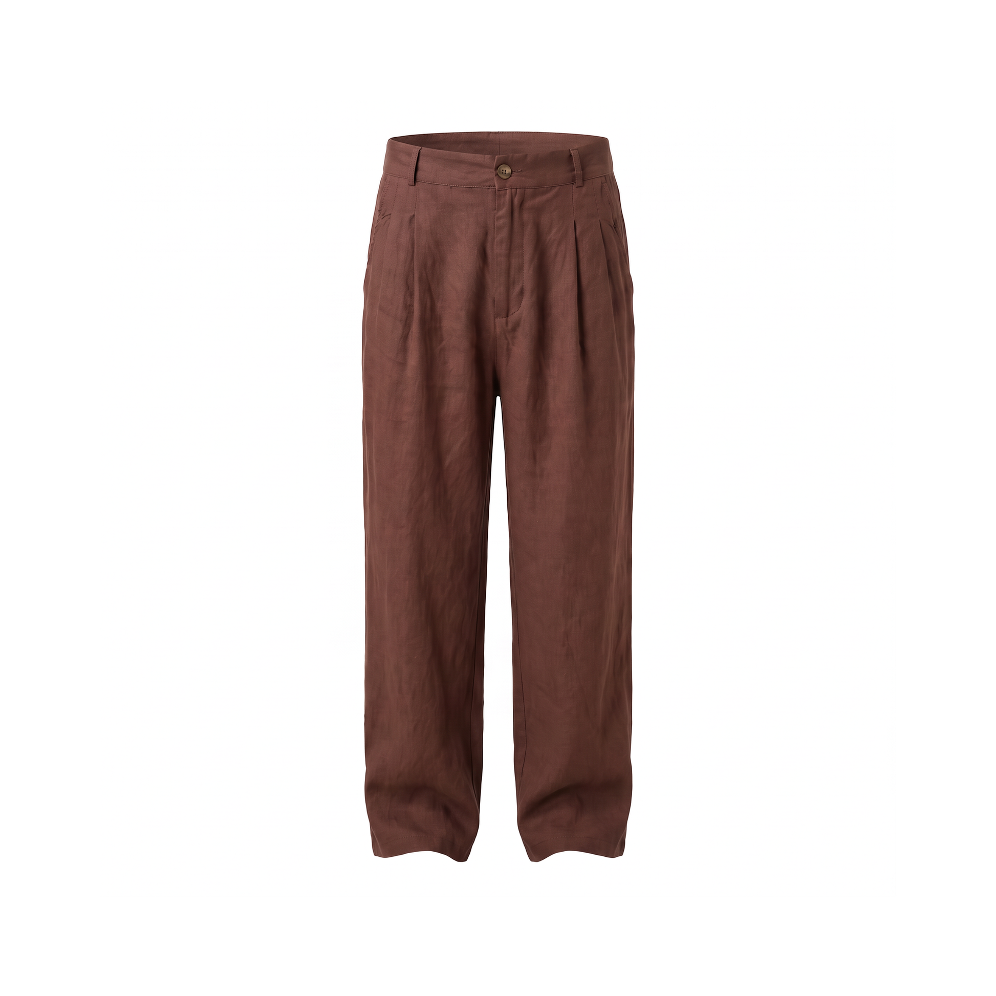 Alghero Wide-Leg Pants - Brown