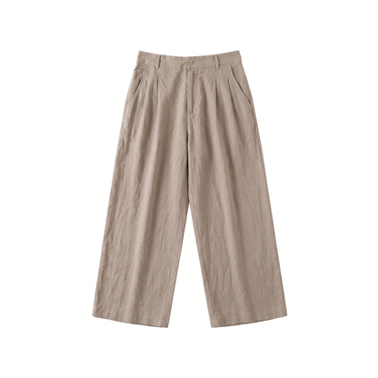 Alghero Wide-Leg Pants - Khaki