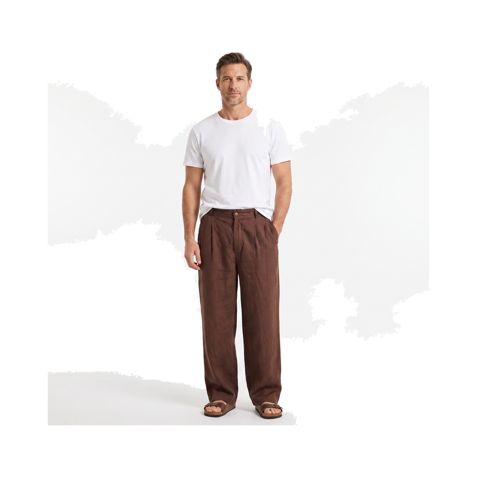 Alghero Wide-Leg Pants - onmodel