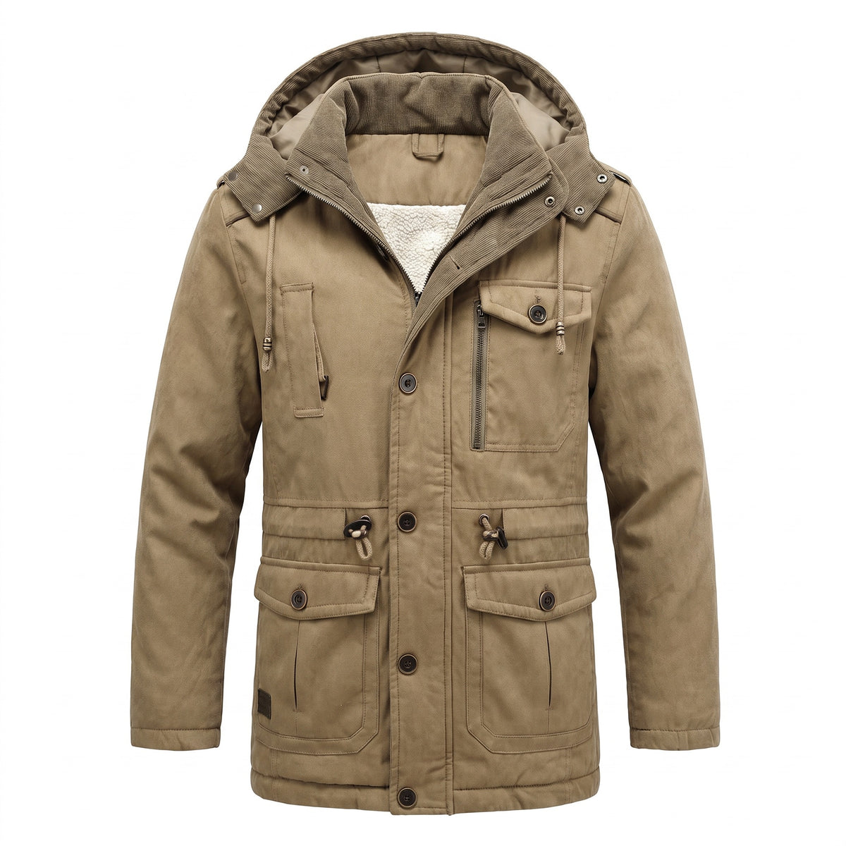 Alife Fleece-Lined Hooded Parka - cover
