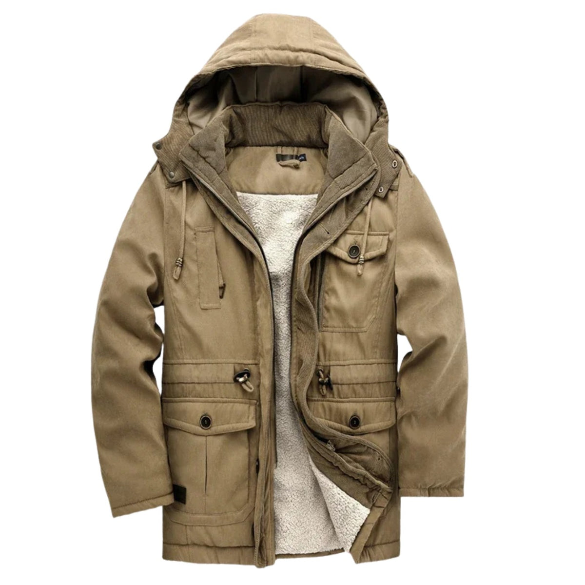 Alife Fleece-Lined Hooded Parka - photo 1