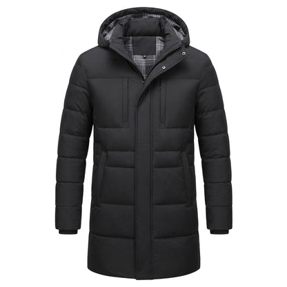 Altivole Long Hooded Puffer Coat - cover