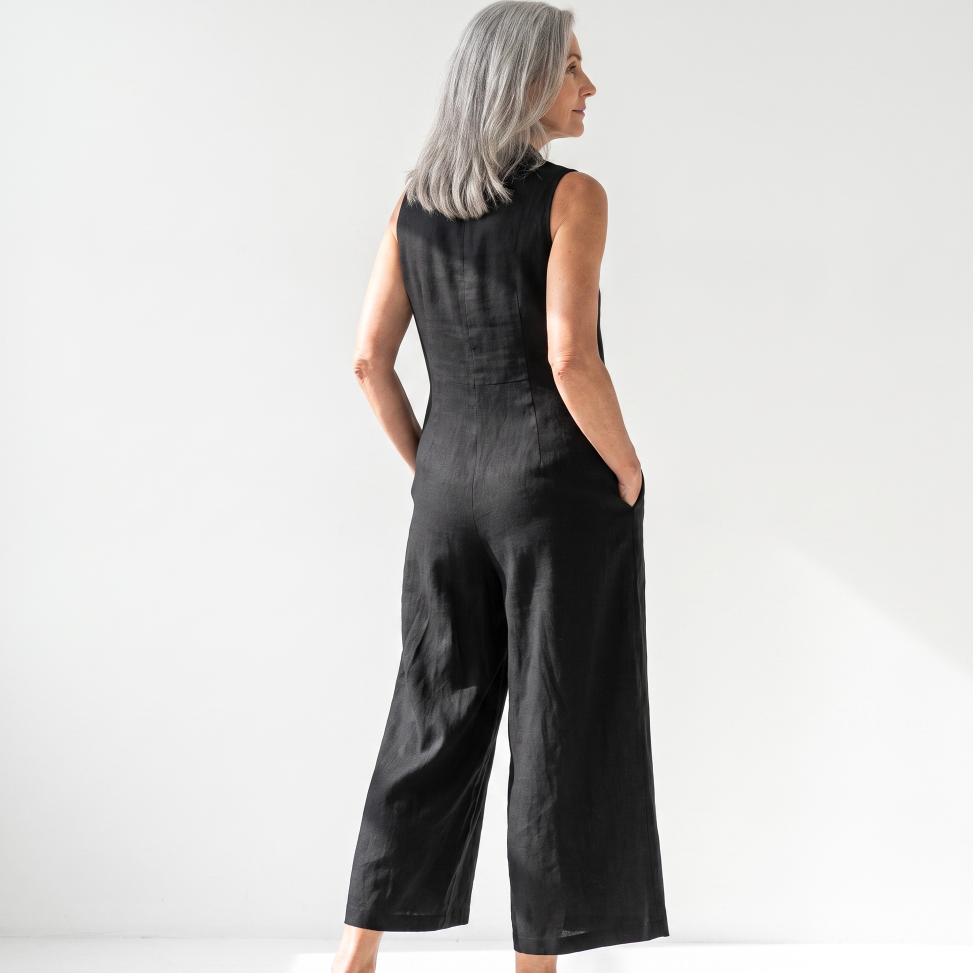 Wide-Leg Jumpsuit - back