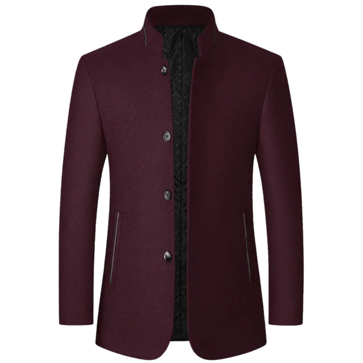 Amantea Stand-Collar Short Coat - photo 1