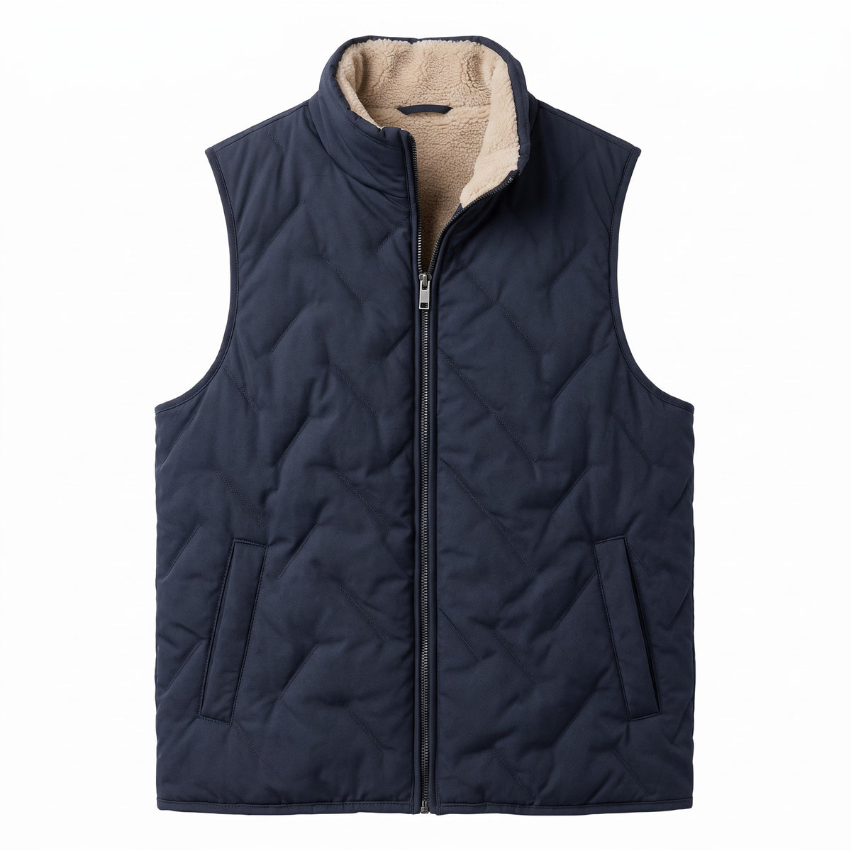Arpino Sherpa-Lined Quilted Gilet - cover