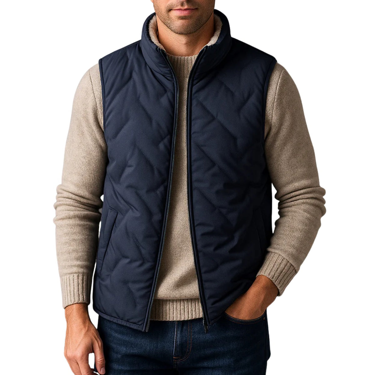 Arpino Sherpa-Lined Quilted Gilet - photo 1