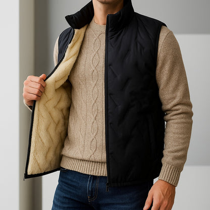 Arpino Sherpa-Lined Quilted Gilet - photo 2