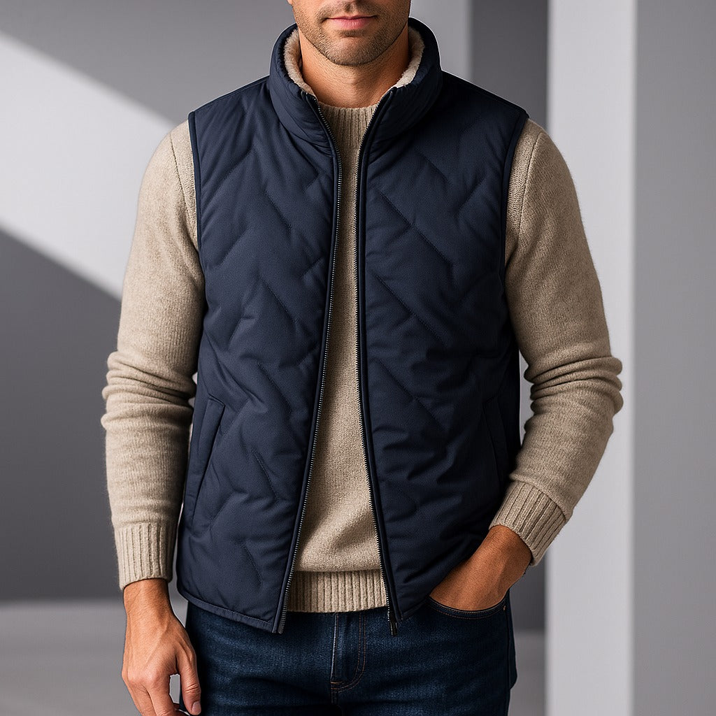 Arpino Sherpa-Lined Quilted Gilet - photo 4