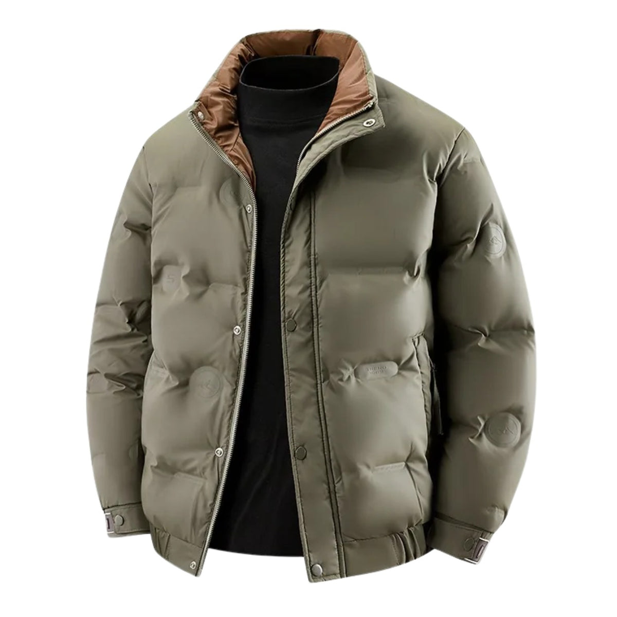 Avella Contrast-Collar Puffer Jacket - photo 1