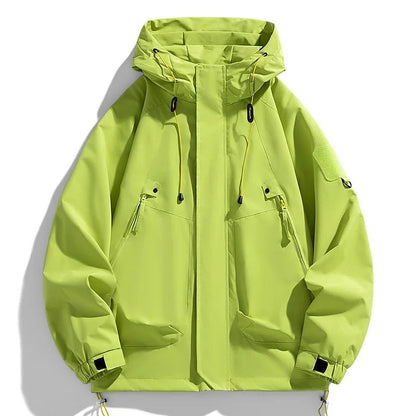 Avellino Relaxed Hooded Utility Jacket - Green