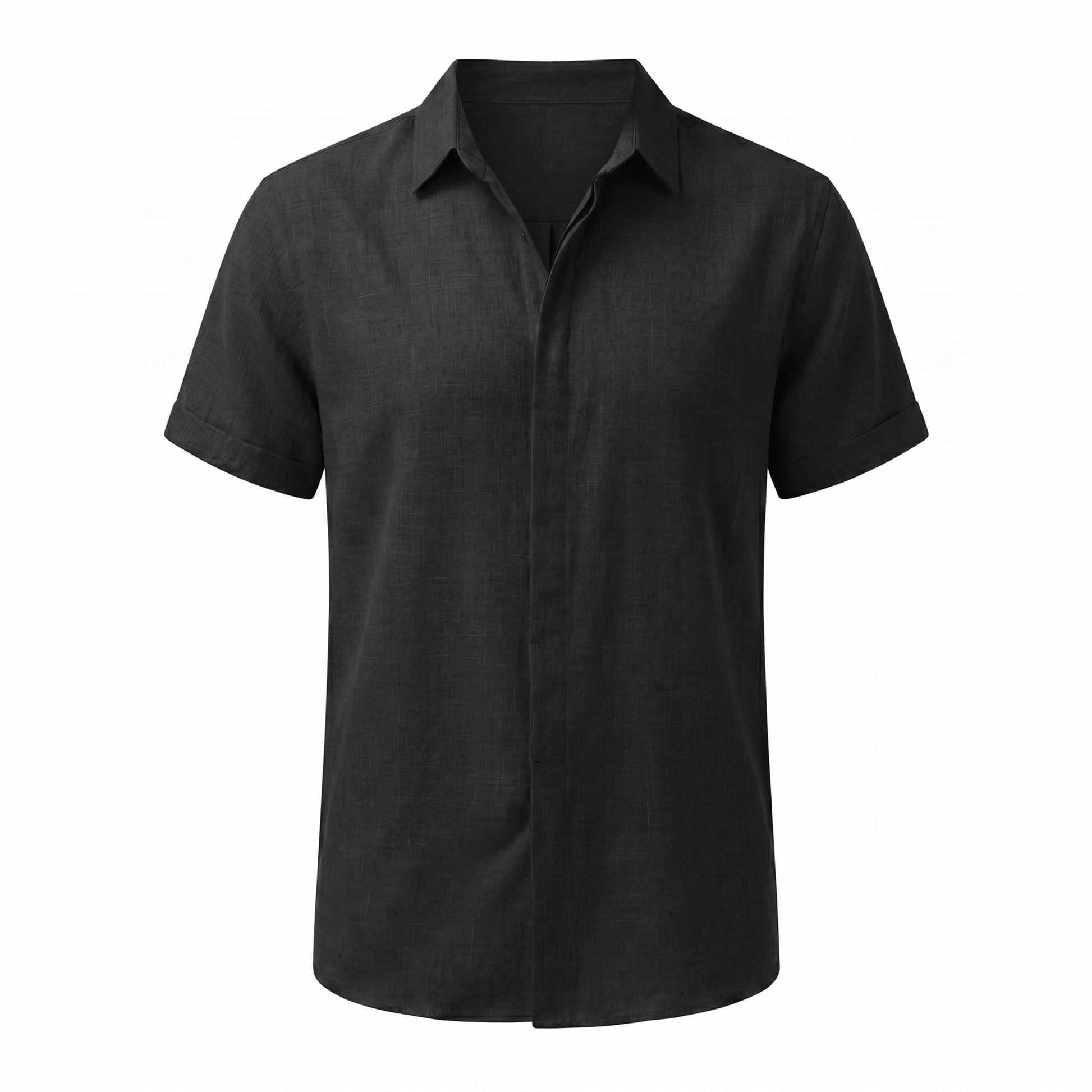 Barcelona Summer Shirt - front::Black