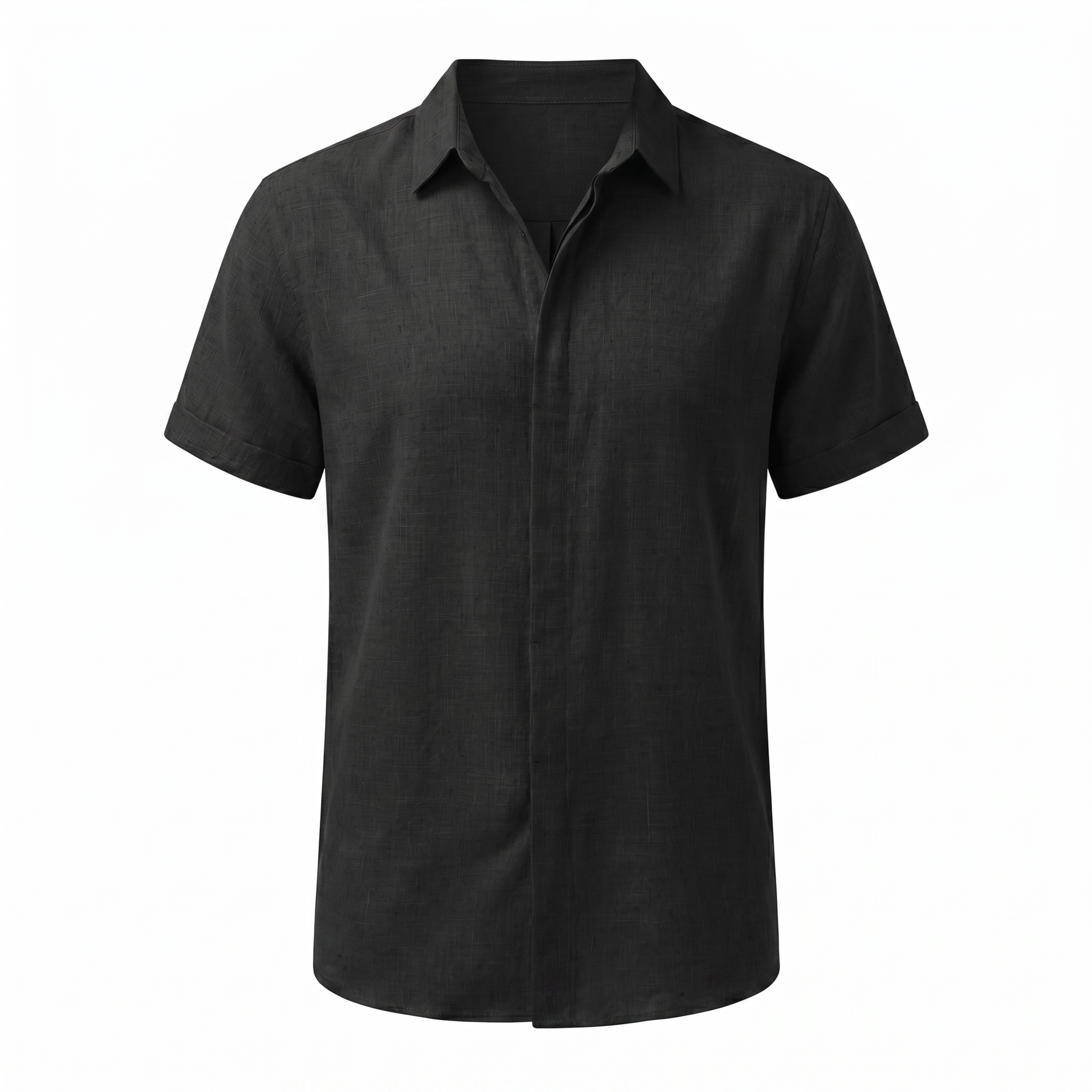 Barcelona Summer Shirt - front::Black