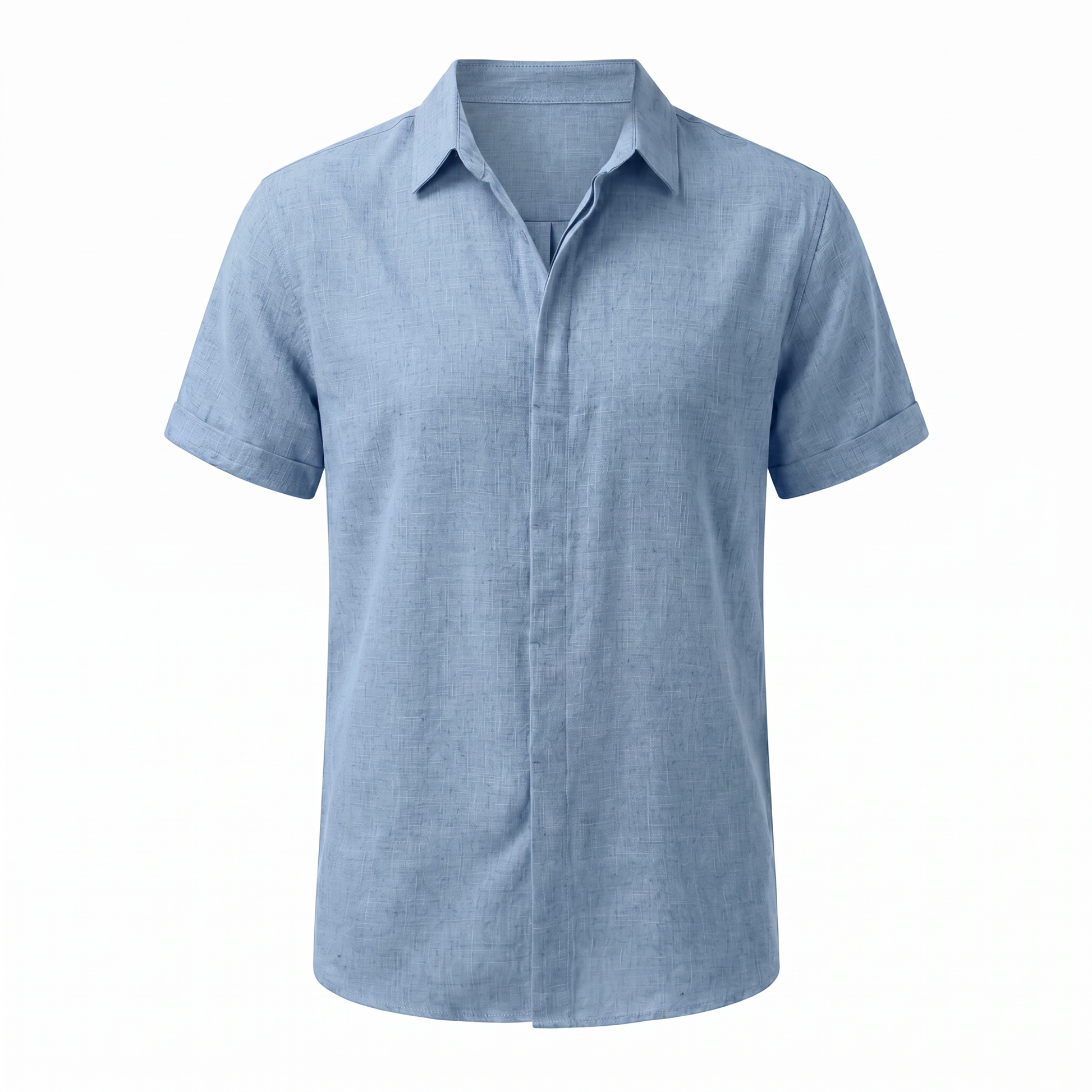 Barcelona Summer Shirt - front::Light Blue