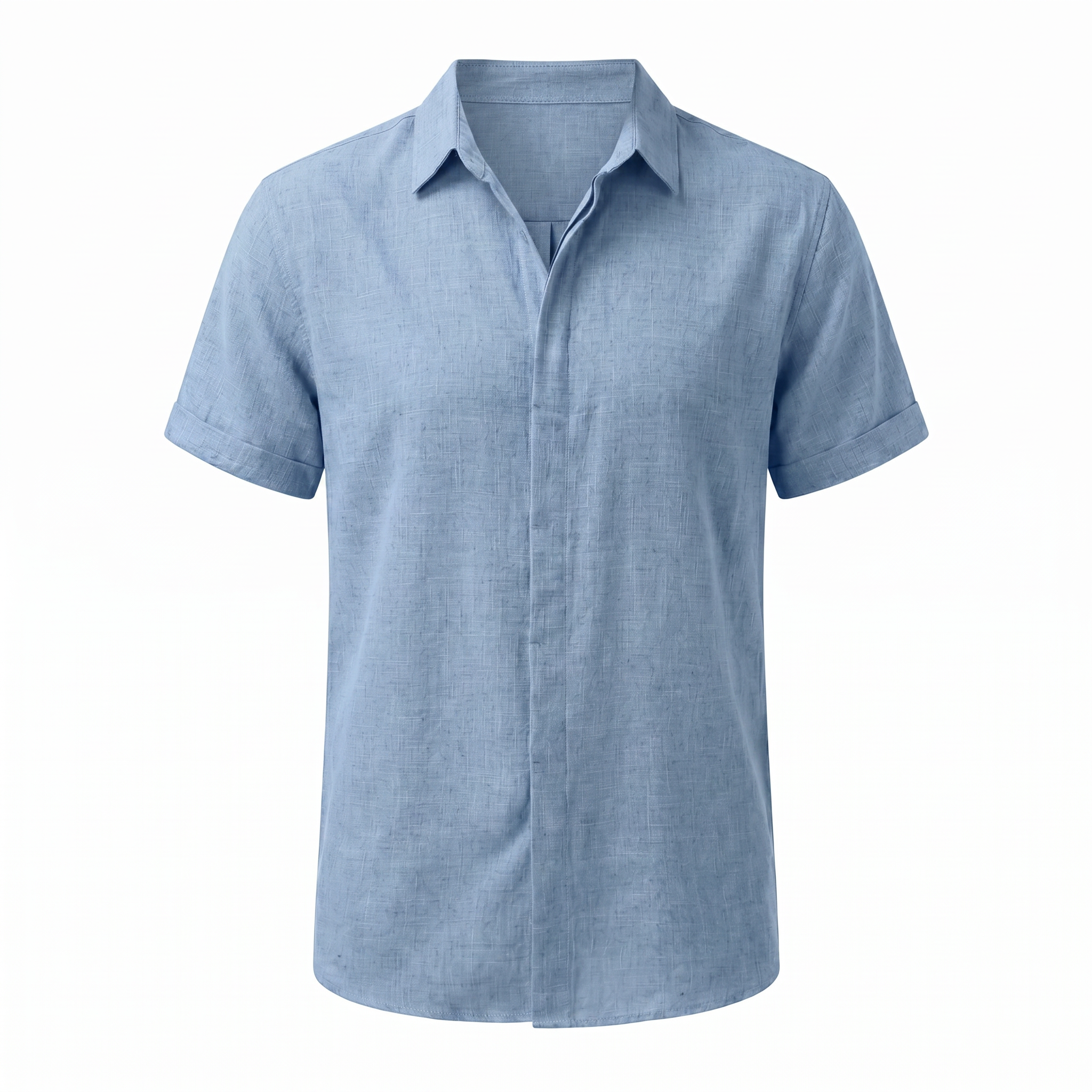 Barcelona Summer Shirt - front::Light Blue