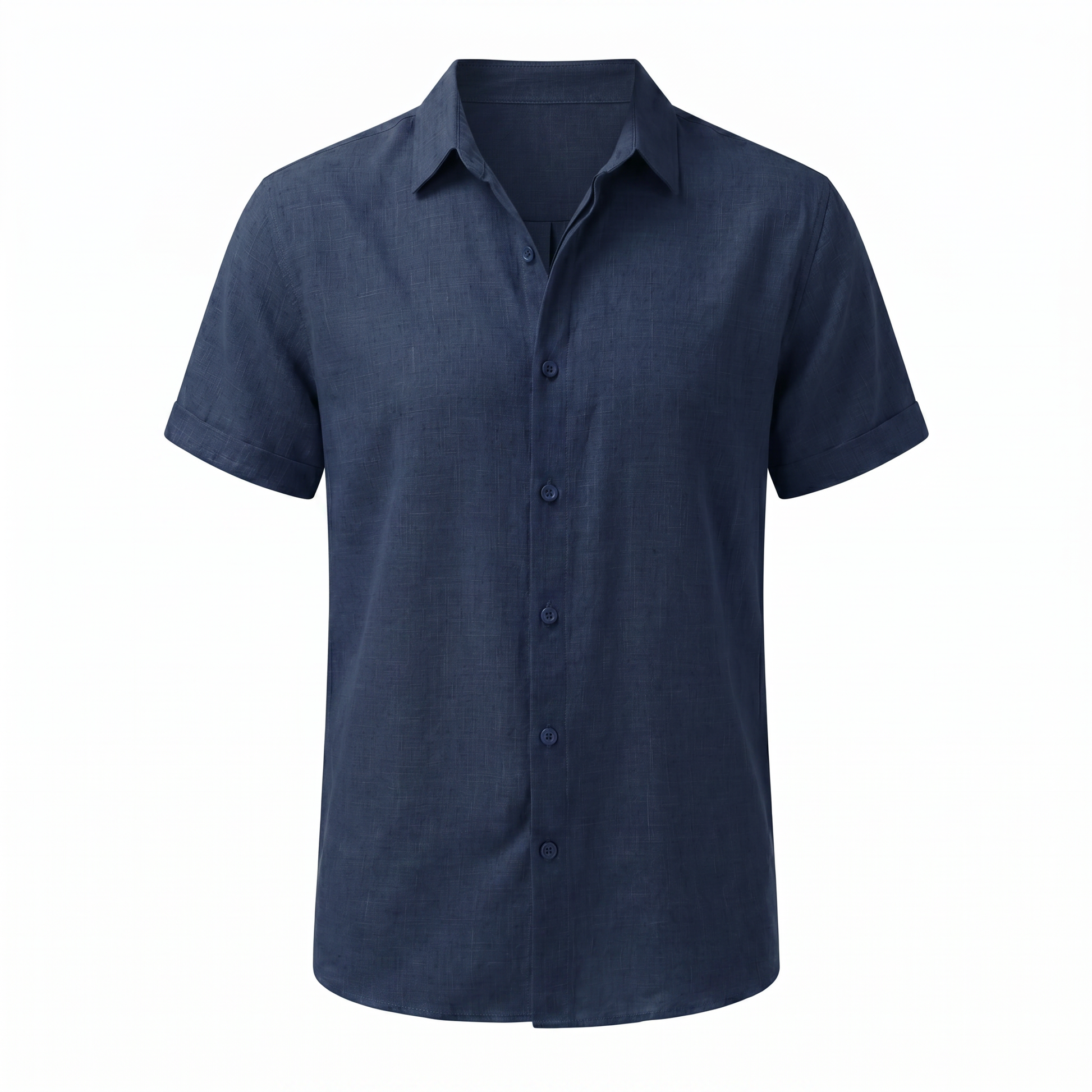 Barcelona Summer Shirt - front::Navy Blue