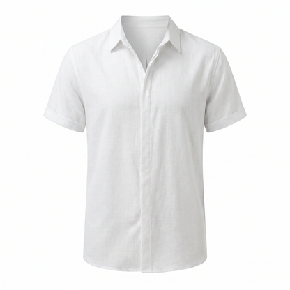 Barcelona Summer Shirt - front::White