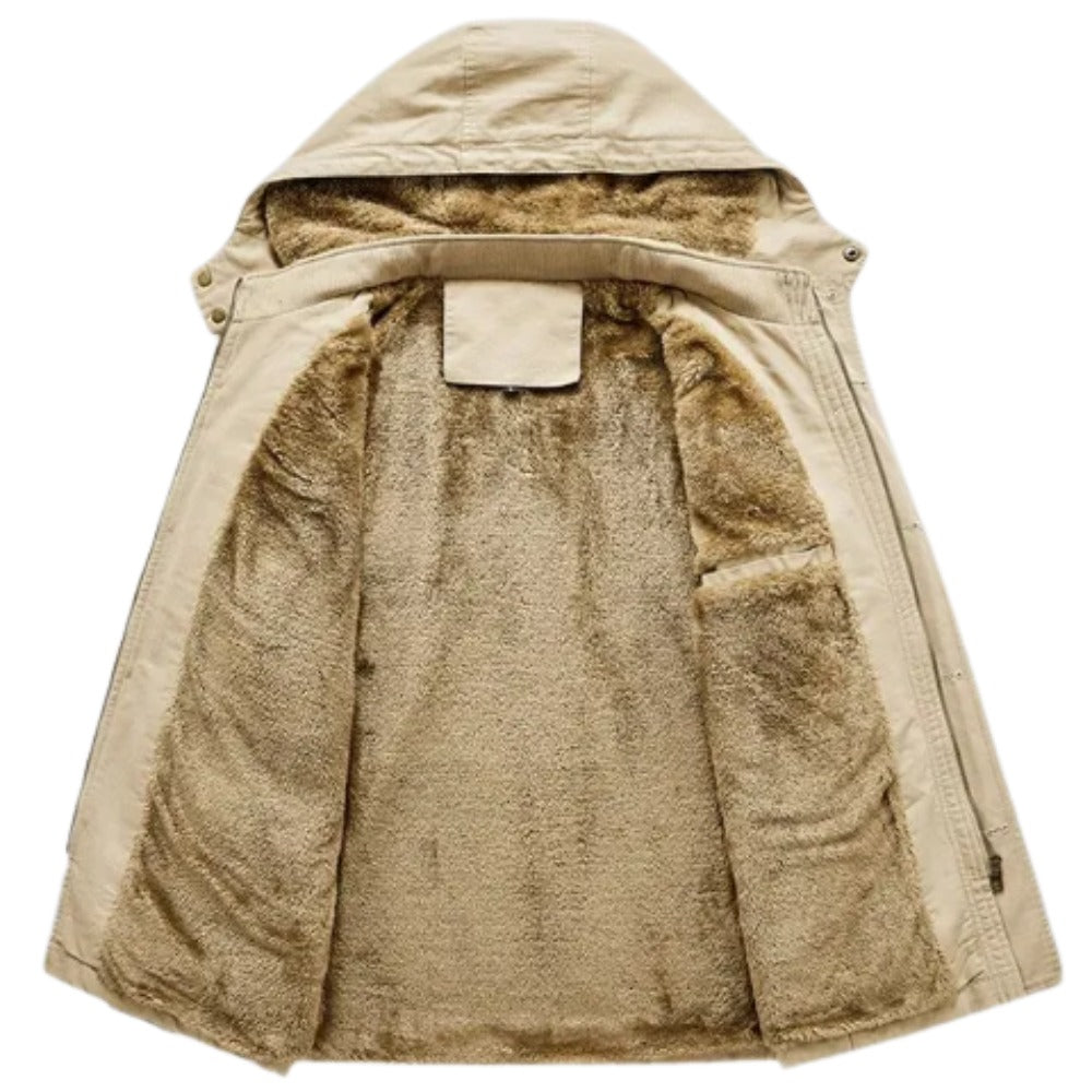 Basiglio Fleece-Lined Hooded Field Jacket - photo 1