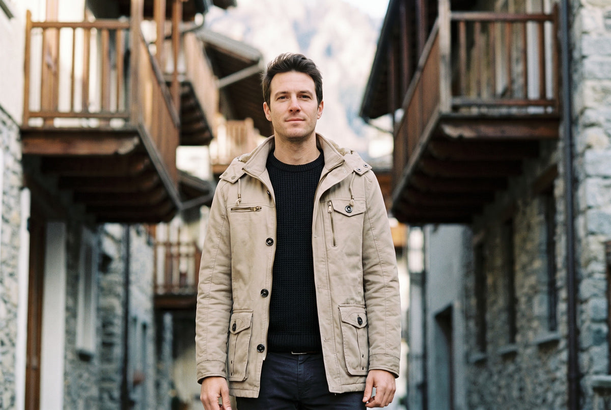 Basiglio Fleece-Lined Hooded Field Jacket
