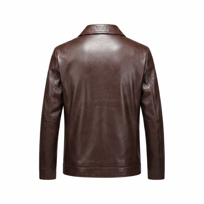 Bassano Leather Jacket - back