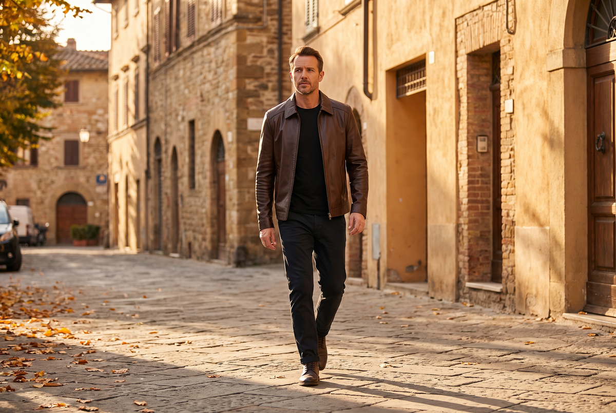Bassano Leather Jacket