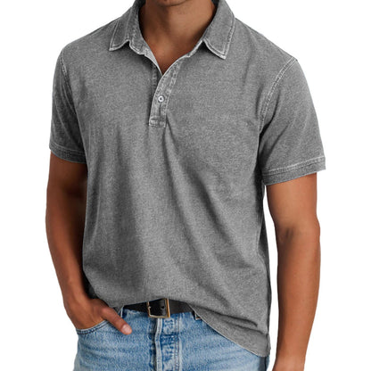 Belluno Knit Polo - Grey