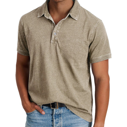 Belluno Knit Polo - Khaki