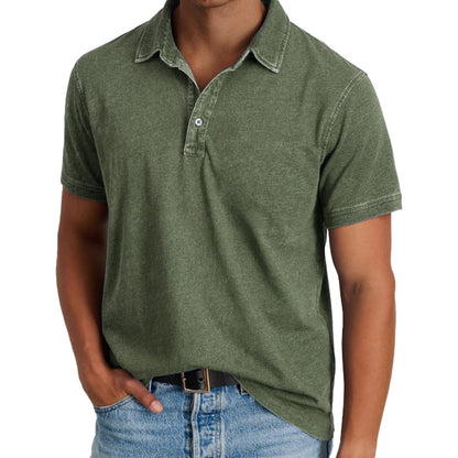 Belluno Knit Polo - Army