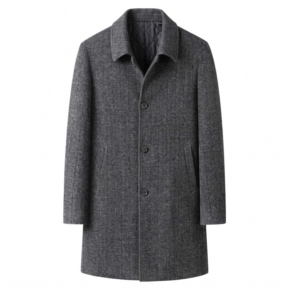 Bernalda Herringbone Overcoat - cover