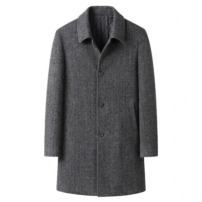Bernalda Herringbone Overcoat - cover