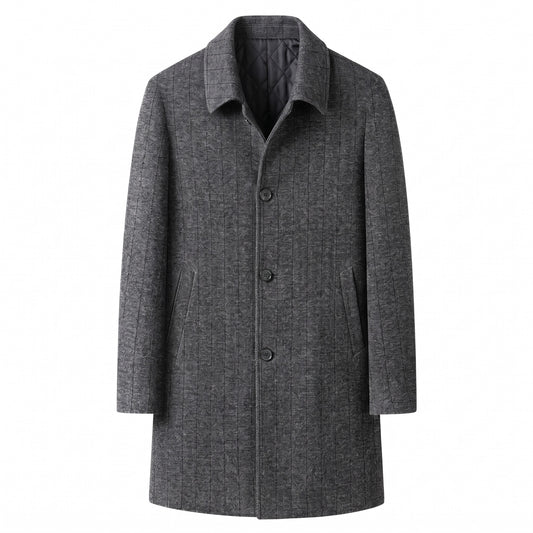 Bernalda Herringbone Overcoat - cover